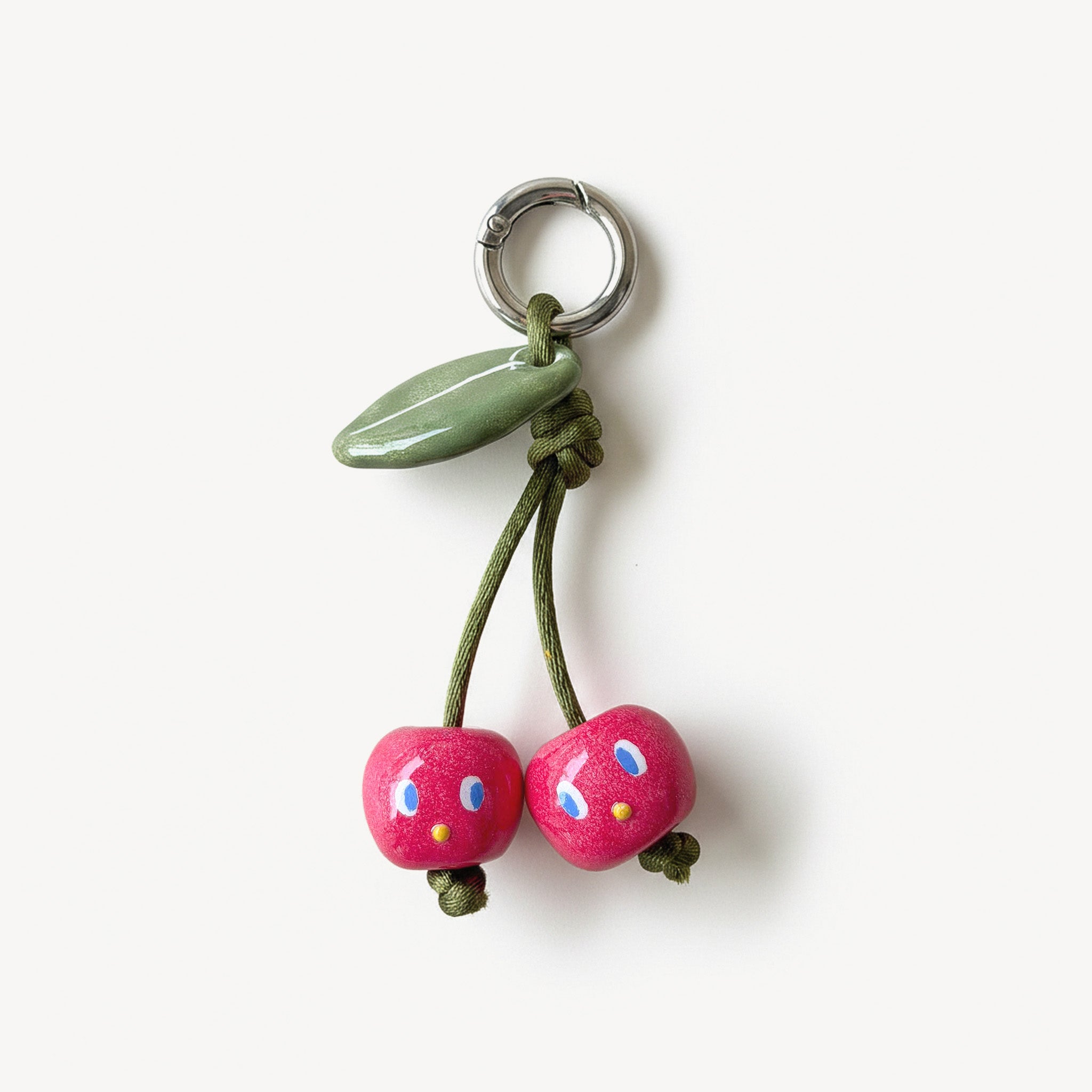 Shy Cherries Bag Charm