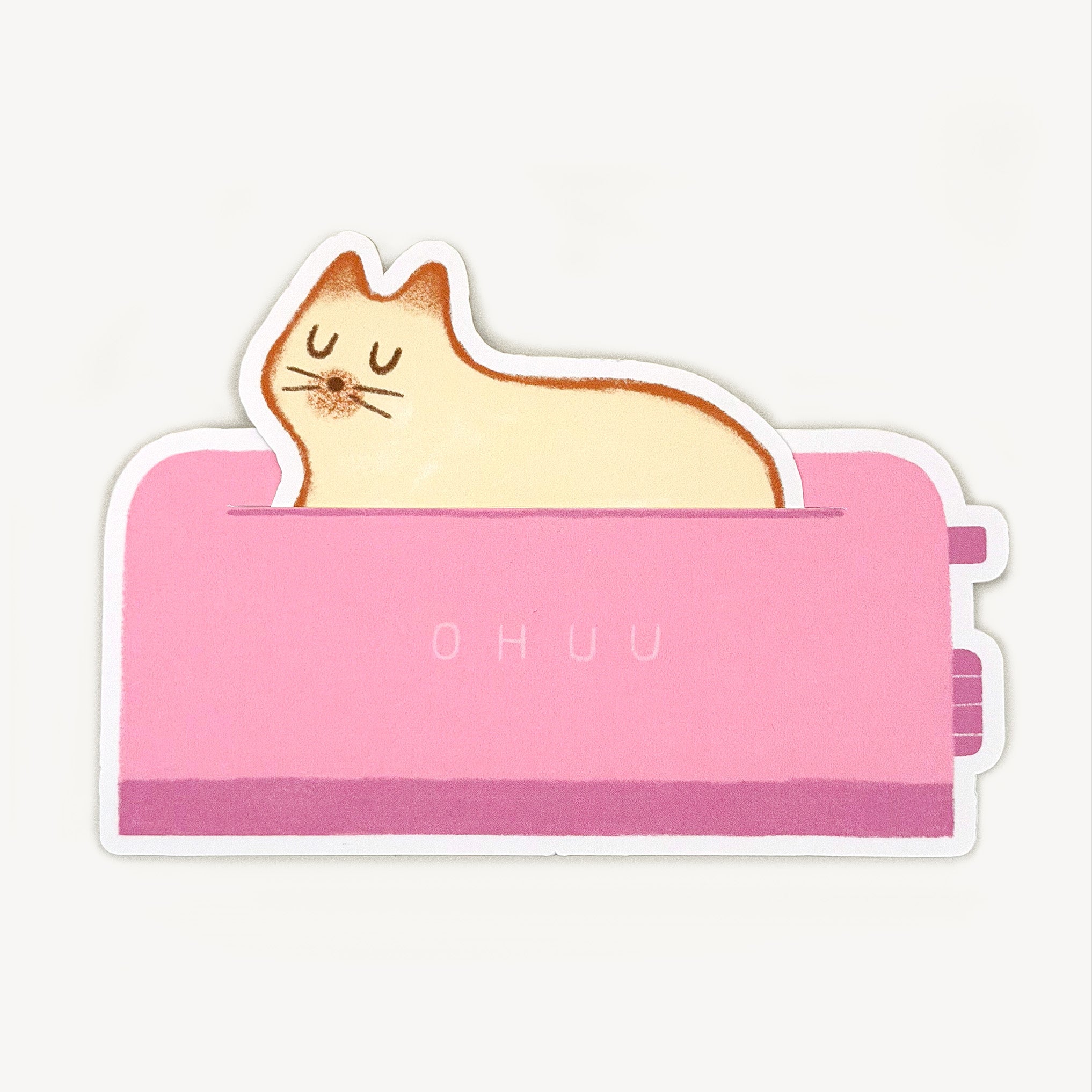 Toasty Cat Tuck-In Greeting Card