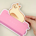 Toasty Cat Tuck-In Greeting Card