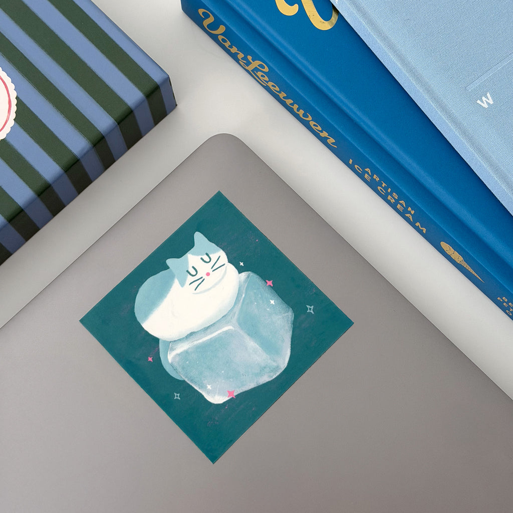 Chilling Cat Sticker