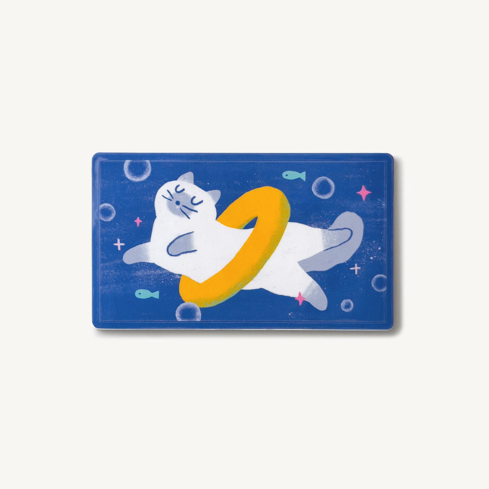 Floating Cat Sticker