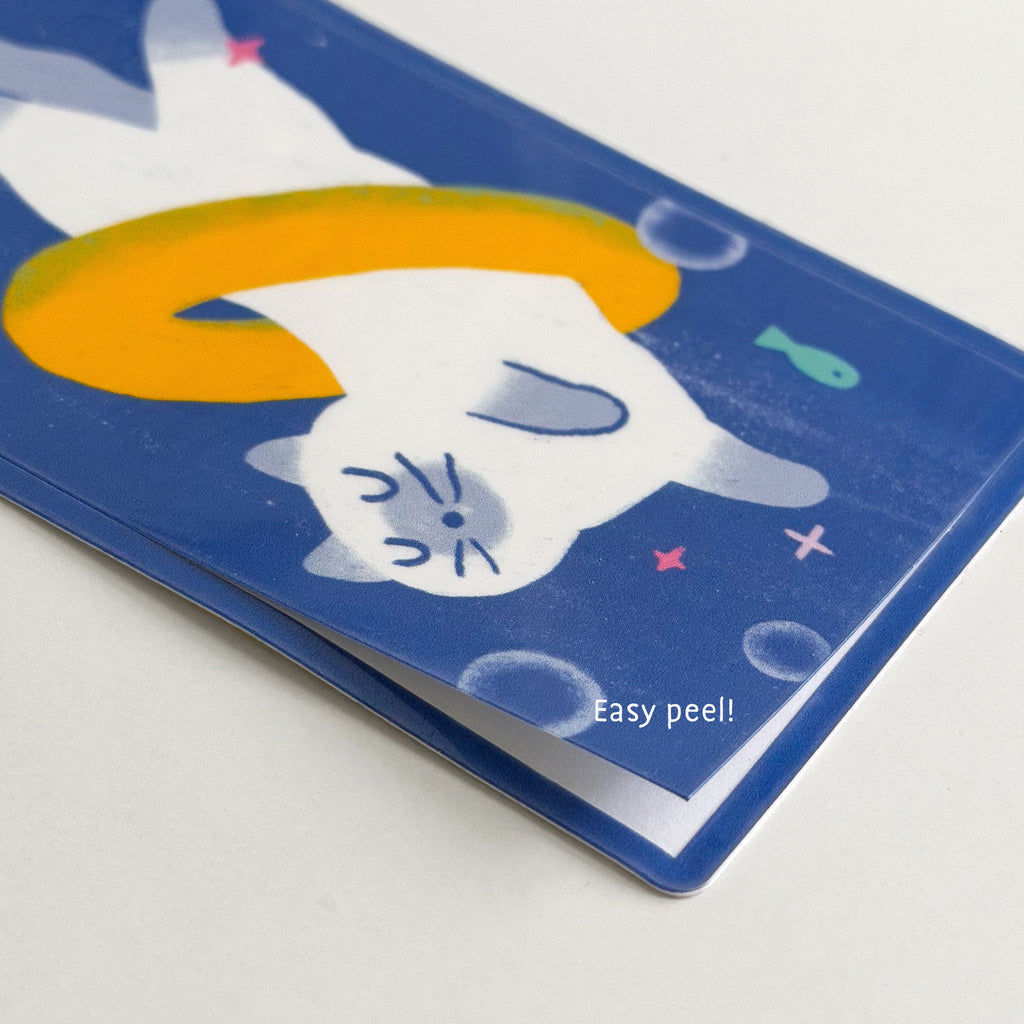 Floating Cat Sticker