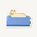 Toasty Cat Sticker