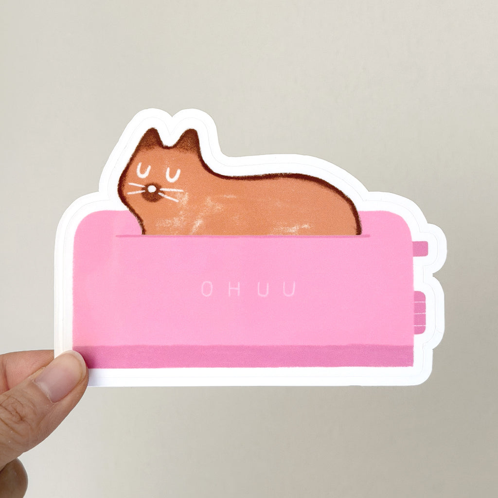 Toasty Cat Sticker